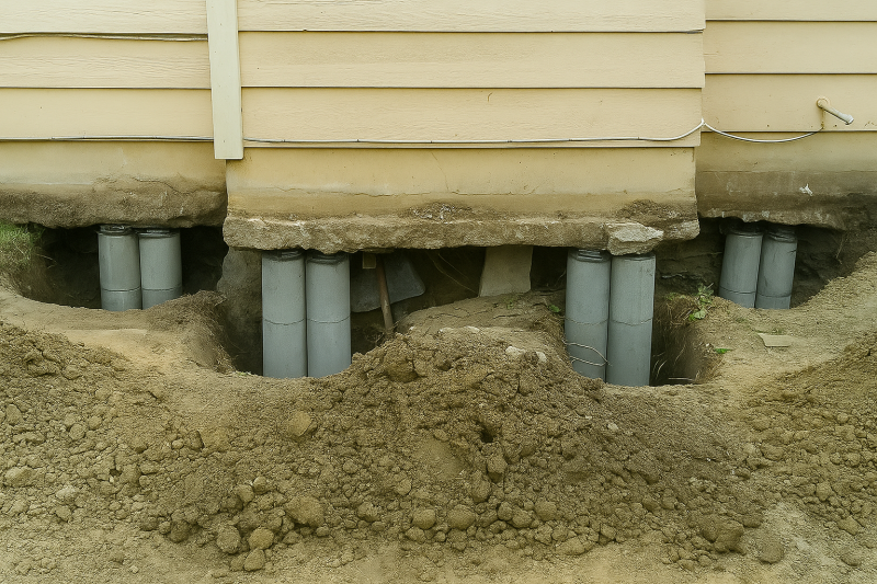 Sinking Foundation Lifting Service