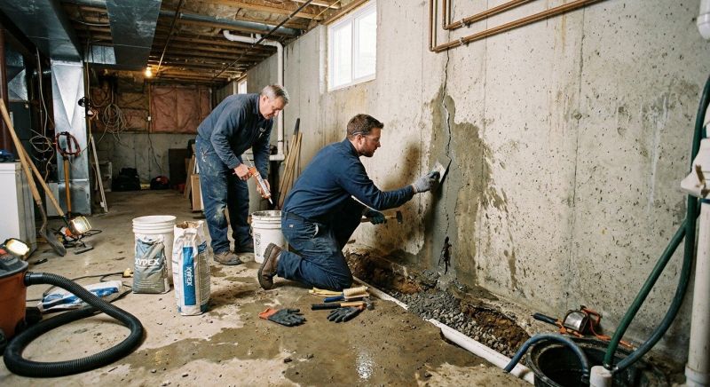 Basement Leak Repair in Greenville, SC
