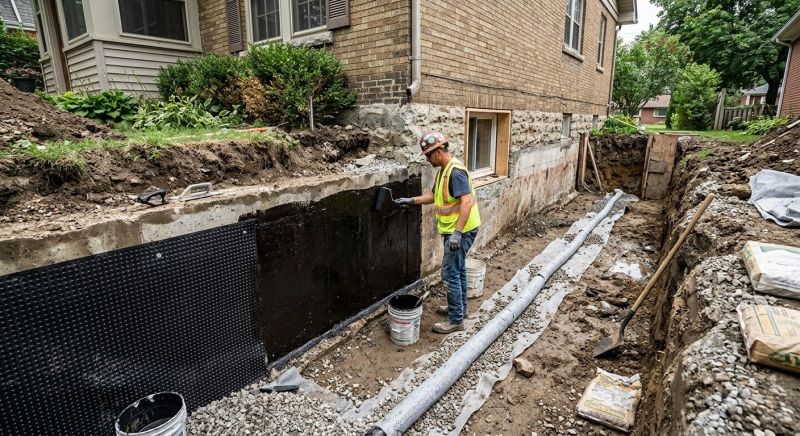 Basement Walls Waterproofing in Fredericksburg, VA