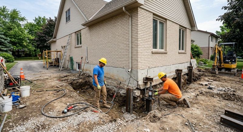 Helical Pile Installation in Greenville, SC