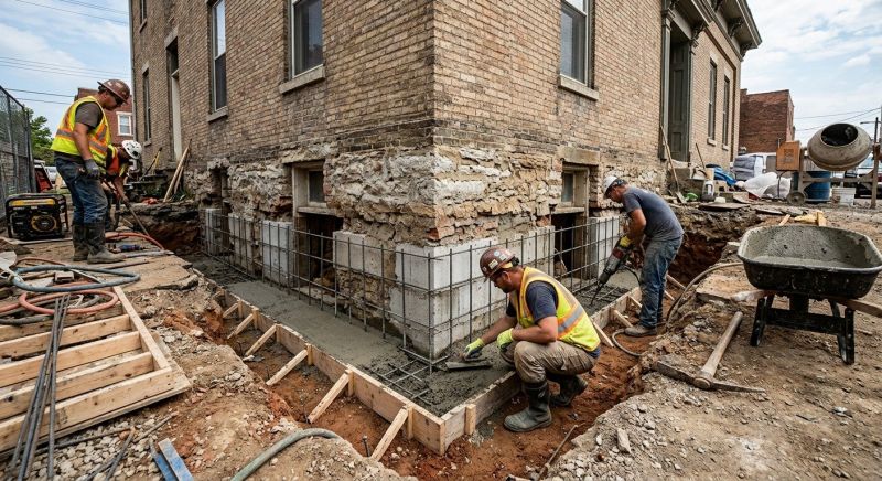 Underpinning Repair in Columbus, OH